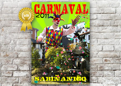 Cartel Carnaval Sabiñánigo 2011
