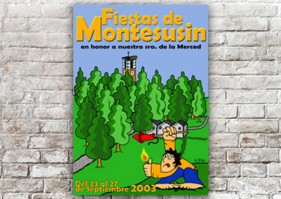 Cartel Montesusín 2003